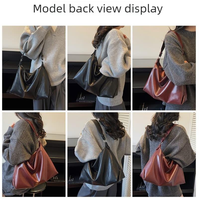New large-capacity women's shoulder messenger tote bag