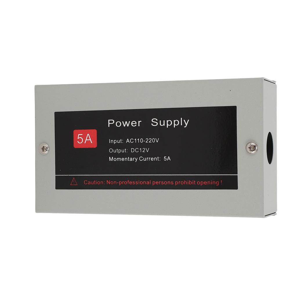 Doorbell Power Supply 12V 5A Iron Construction Video Doorbell Transformer Power Adapter
