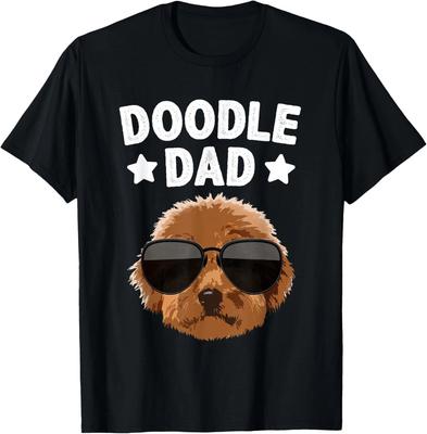 Fantastica Maglietta Doodle Per Papà Golden Doodle Labradoodle Cane