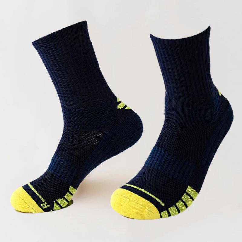 Pro Performance Basketball Socks High Top Cushioned Terry Athletic Socks for Men Women, Extra Large Long Tube Running Socks