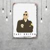 de niro taxi driver movie Retro Vintage Tin Sign Poster Decorative Plaque Metal Plate Wall Decor