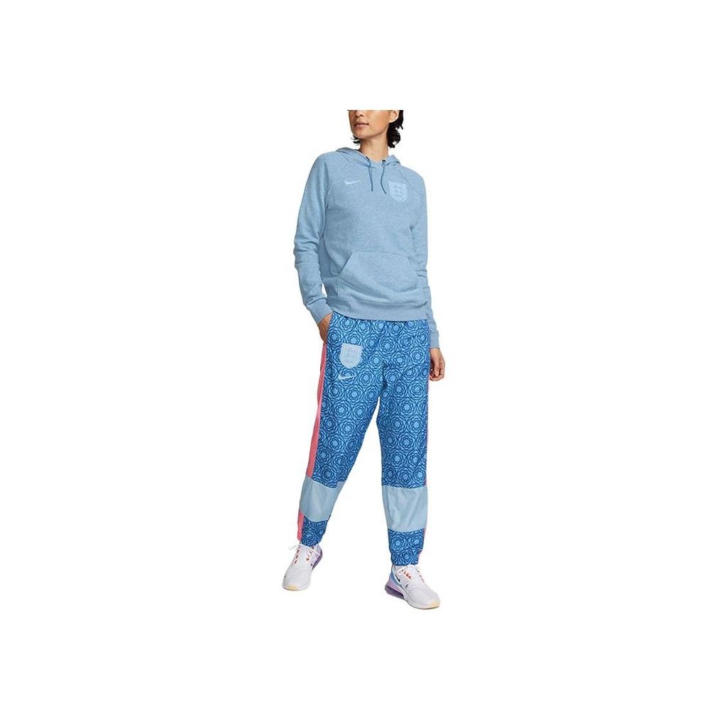 Nike England Repel Essential All Over Print Color Block Joggers Women Joggers Sky-Blue DX0609-462