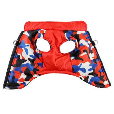 Winter Warme Hundejacke Für Kleine Mittelgroße Hunde Katze Winddicht Wasserdicht Mit D-Ring Welpen Camouflage Kleidung Schnauzer Haustierkostüm