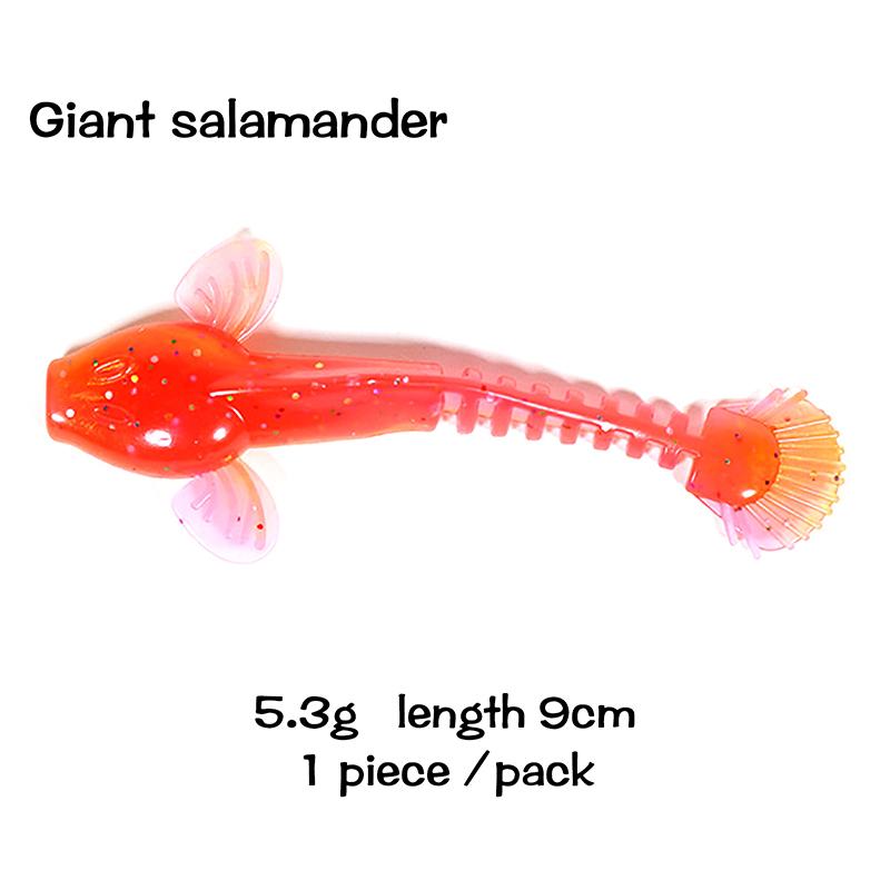 1 Pcs Soft Fishing Lure 2.5G6.5Cm/5.3G9Cmbright Color Swimbait Worm Lure For Fishing Bait