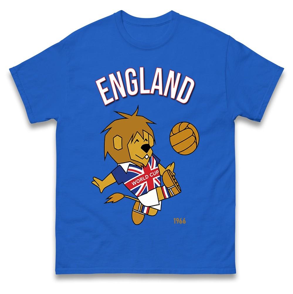World Cup Willie England 1966 T Shirt England World Cup Winners 1966 Tee Shirt