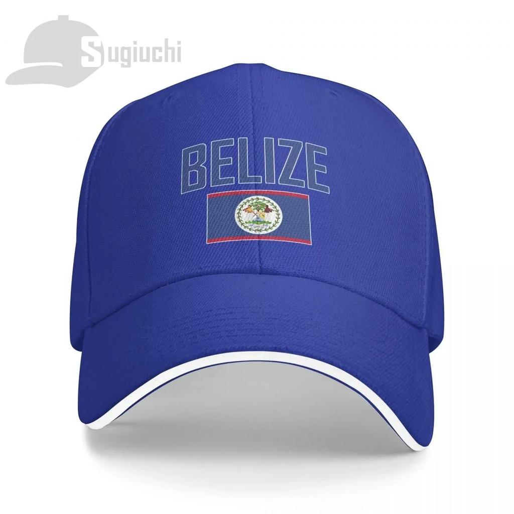 BELIZE Flag With Letter Baseball Cap Unisex Women Summer Unisex Hip Hop Caps Cotton Snapback Golf Hat Fishing Caps