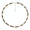 Türkis Holz Halskette Boho Strand Surfer Verstellbare Perlen Halsketten für Damen Herren Sommer Schmuck Geschenke