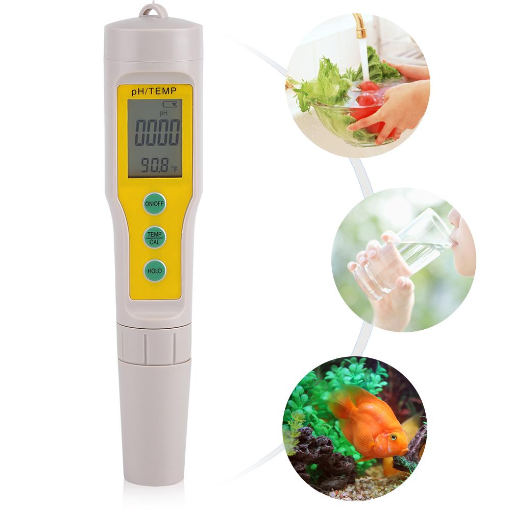 Digital LCD PH Meter Aquarium Pool Water Quality Wine Tester Pen Analyzer