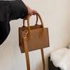 Sommer neue Tasche Damenmode einfache Umhängetasche tragbare kleine quadratische Tasche Damentasche lässige Pendler Umhängetasche