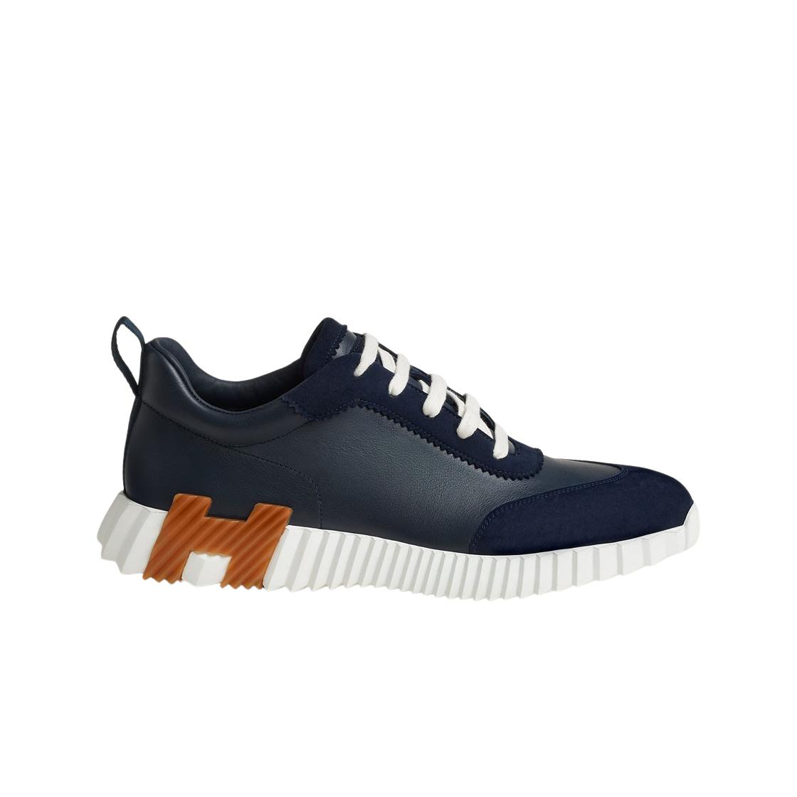 

Кроссовки Hermes Bouncing Телячья кожа Замша Козья кожа и Морской 42