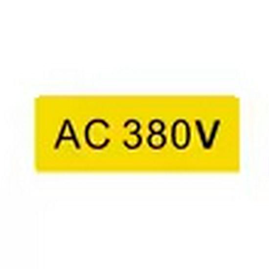 AC380V Electrical Cabinet Safety Warning Sticker - Waterproof Self-Adhesive Label