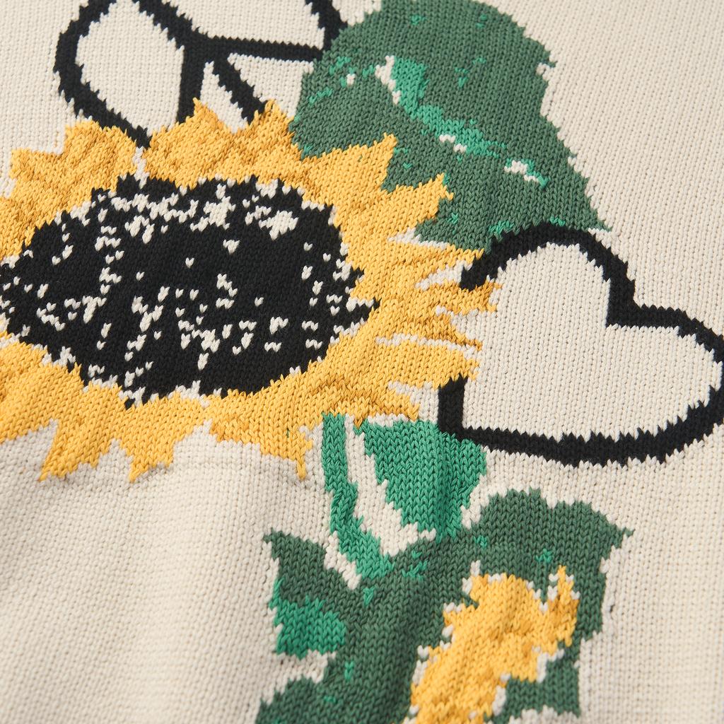 MOSCHINO Jeans Love & Peace Flower Knit