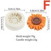 3D Sonnenblumen Kerzenform Silikon Seife Gips Aromatherapie DIY Backwerkzeuge Gips Heimdeko Ton Harz Kunsthandwerk Bouquet