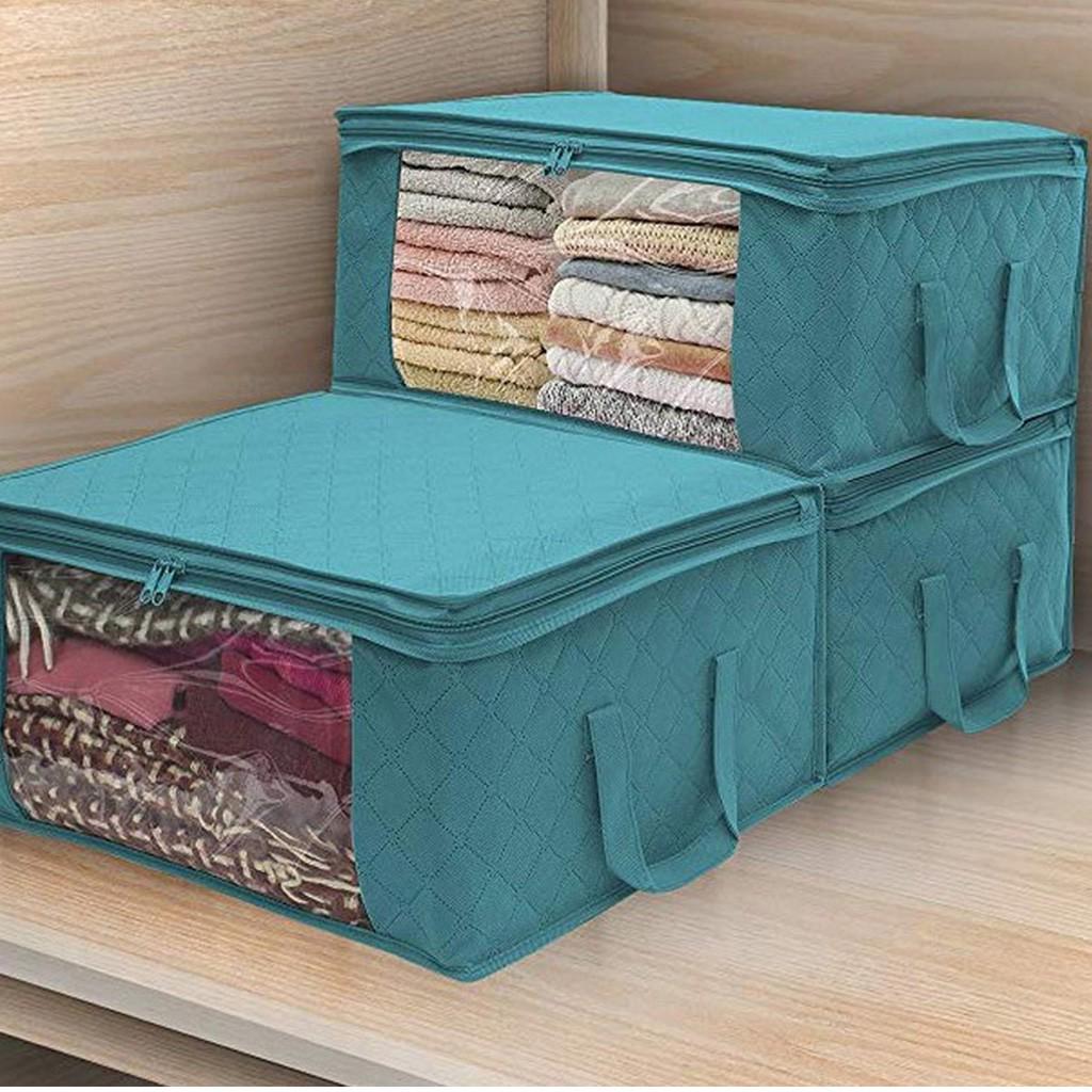 Home Closet Storage Bags Clothes Container Bag Foldable Pouches Home Organizer