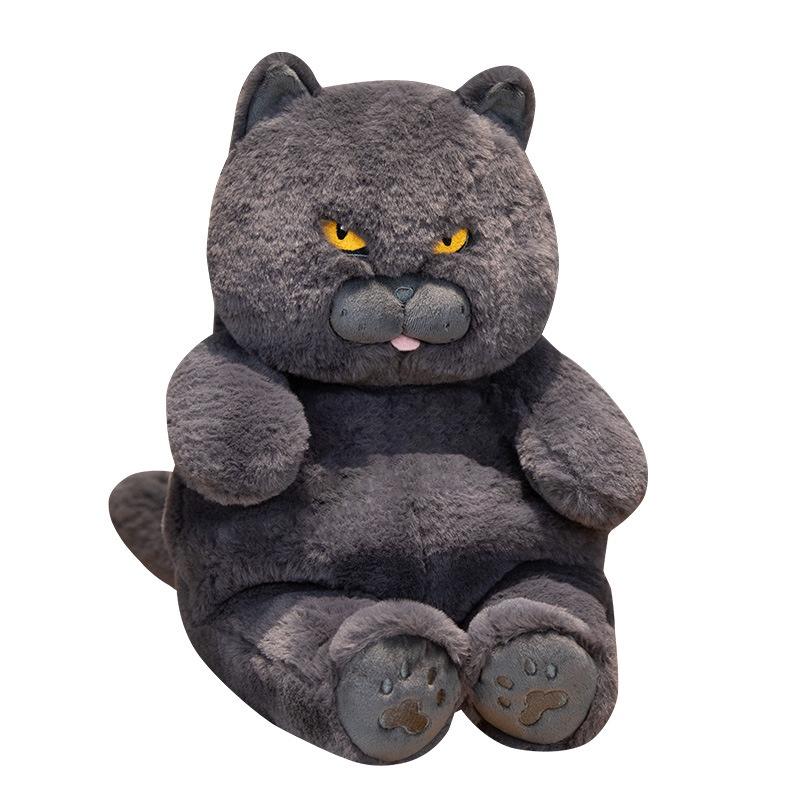 

Реалистичная плюшевая игрушка кота британской короткошерстной породы синего окраса для любителей домашних животных 30см/45см 30cm/11.81in