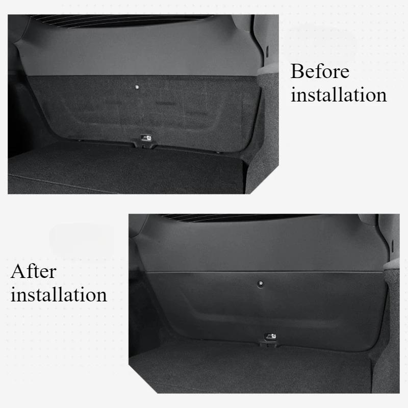 Rear Trunk Tailgate Mat for Tesla Model Y Juniper 2025 TPE Trunk Inner Tailgate Protector Mat Interior Door Liners Accessories