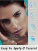 12/6 Stück Glitzer Sommersprossen Gesichtstattoo Temporäre Fake Sternen-Sommersprossen Aufkleber Make-up Patches für DIY Y2K Musikfestival Make-up