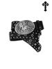4.5cm Width Rivet Punk Rock Pu Leather Belt Man Woman Hip Hop Vintage Black Red Leather Waist Belt Y2k