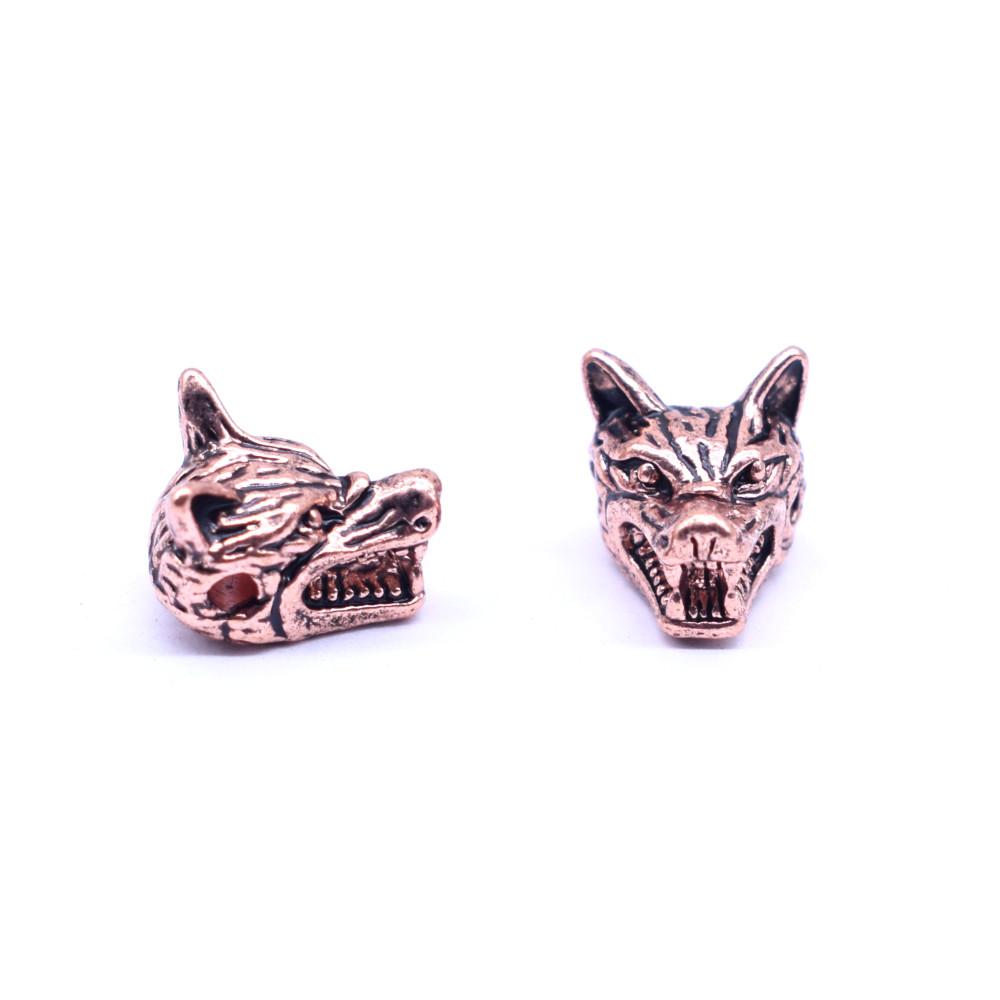 10 Pcs/ Lot 6 Colors Animal Style Alloy Dragon Beads for Jewelry Making Bracelets DIY Components Accessories Wholesale