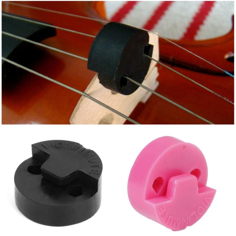 Packung mit 10 Gummi-Übungsdämpfern für Violine Musikinstrumenten-Zubehör Geeignet für reduzierte Lautstärken und klaren Ton