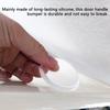Home Office Transparent Silicone Wall Protector Living Room Self-adhesive Soft Door Handle Bumper Doorstop Nonslip Round