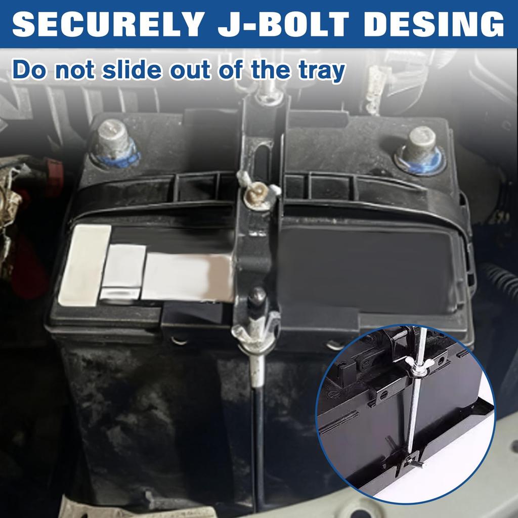 LEONTOOL Sliding Adjustable Frame Holder with Car Bracket Easy Universal Automotive Fixing Accessory for and RVs H-Type J-Bolts, Hold-Down Kit,