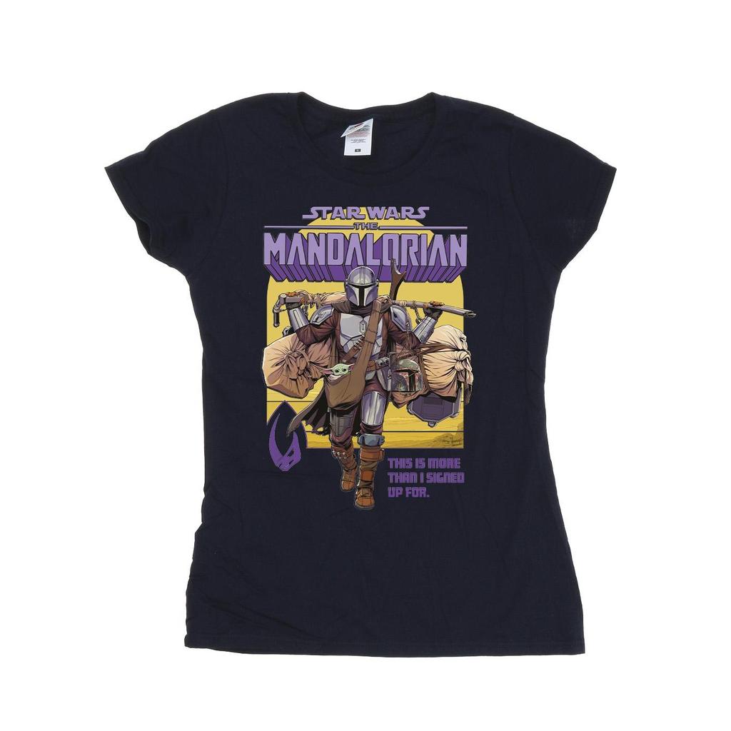 Star Wars Womens/Ladies The Mandalorian More Than I Signed Up For Cotton T-Shirt