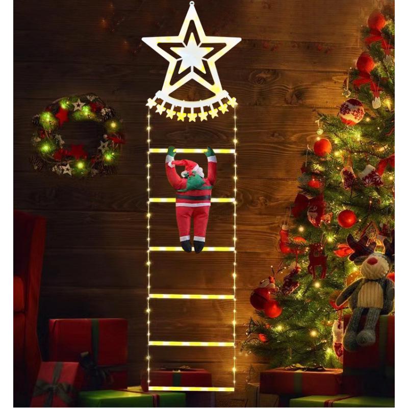 Santa Claus Climbing LED Stair Lights