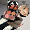 Soft Light Four-Color Matte Blush & Lip Cream Palette - Nude Multi-Use Contour.