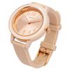 Fieldwork Women's Analog Watch with Silicone Strap and Inner Ring, Pink Gold, Zille Pink, JN038-2