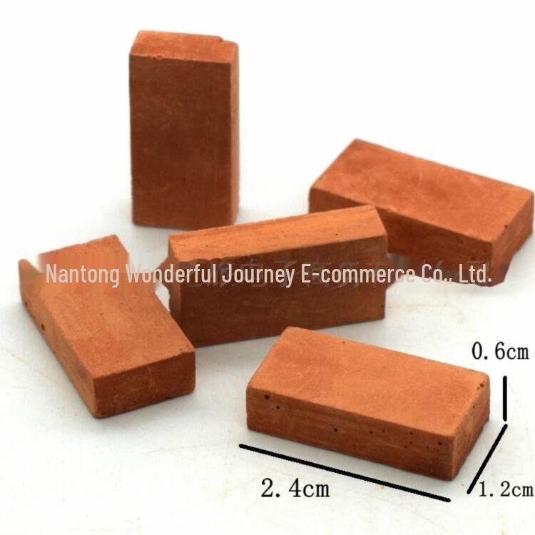 1:Kit de bricolaj cu 16 case de cărămidă în miniatură pentru copii