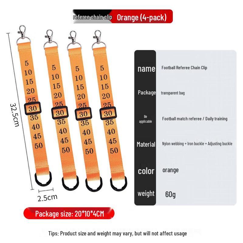 Football Referee Numbered Wristband Set