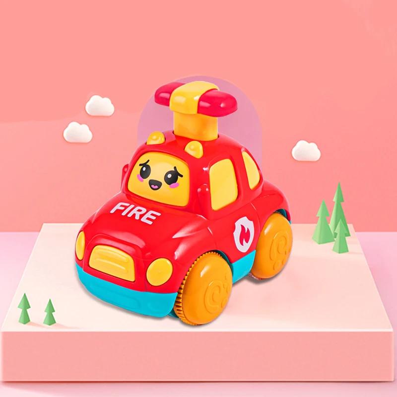 Baby Toy Cars for Boys 1 2 3 Years Gift Press and Go Police Car Educational Toys Pull Back Cars Toys for Toddlers 12 18 Months