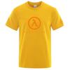 2025 Half Life Game 1998 Summer Unisexs Round Neck Casual Top Thin Cotton Short Sleeved New Trendy Breathable Tshirt