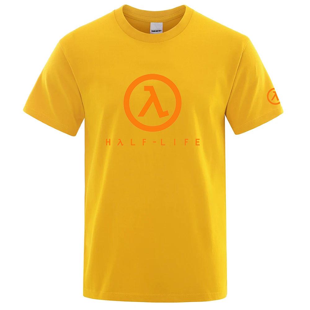 2025 Half Life Game 1998 Summer Unisexs Round Neck Casual Top Thin Cotton Short Sleeved New Trendy Breathable Tshirt