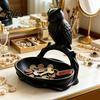 Talos 3D Printed Owl Storage Tray, Large Capacity & Branch Jewelry Tray for Earrings Keys Coins, Decorative Desktop Organizer Home Entrance