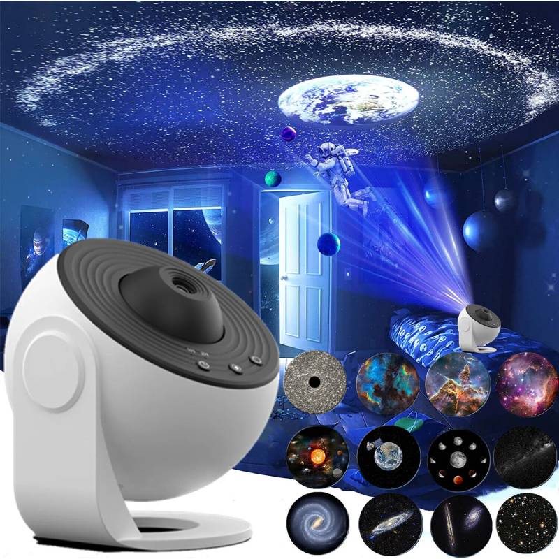 Galaxy Projector Astronaut Starry Sky Night Lights Ocean Star 3d Lamp Xmas Light