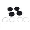 4 Pièces Cache Moyeux 1522216-655 Pour Polaris RZR 4 900 1000