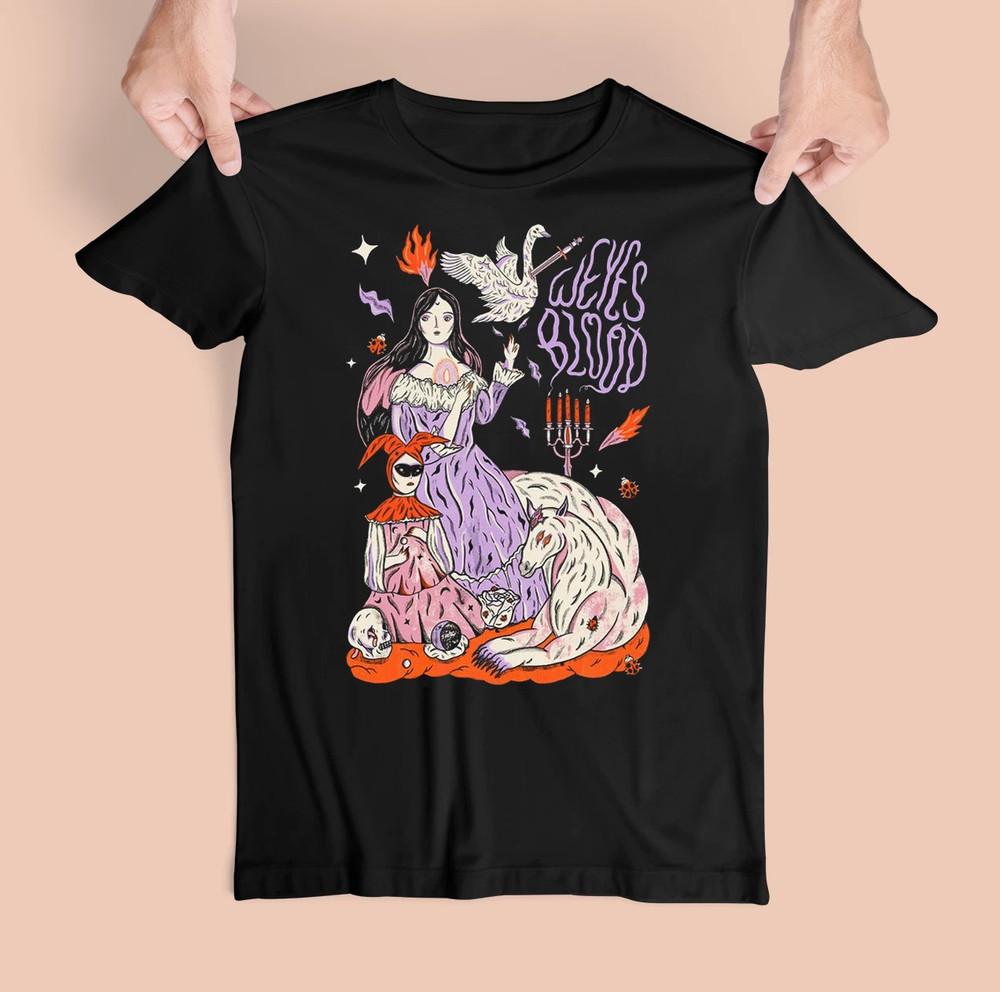 Weyes Blood Singer Heavy Cotton Black S5XL Shirt For Men XXL