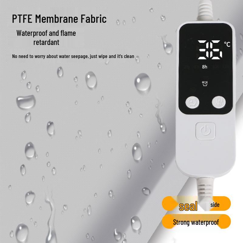 Waterproof Flame-Retardant Electric Heating Pad for Pets - Adjustable Temperature Control for Cats, Dogs, and Reptiles