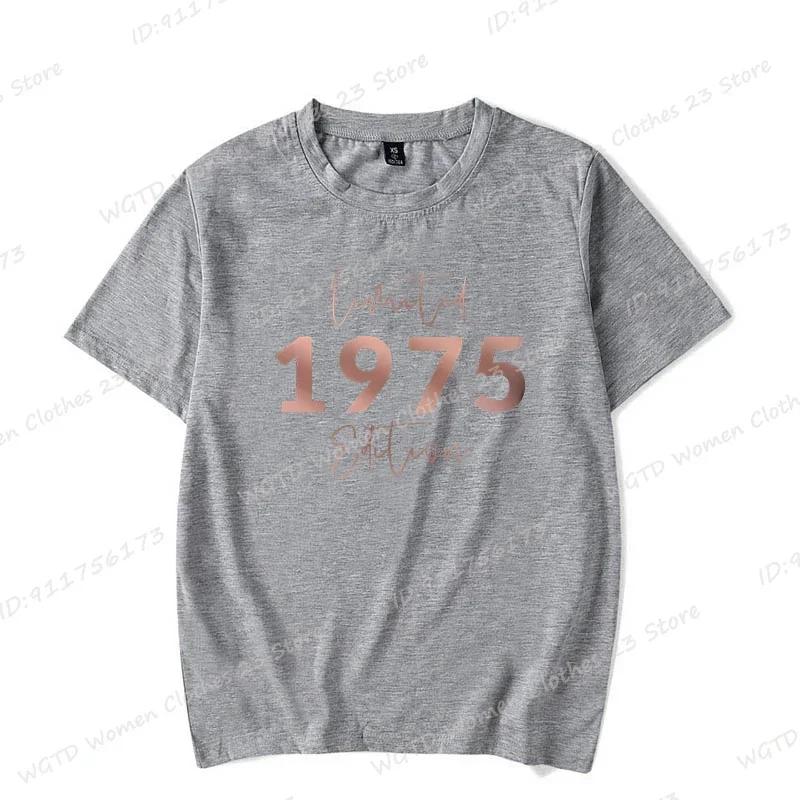 Women's Casual Short Sleeve Crew Neck Top for Summer Spring Limited Edition 70th Birthday Letter Print T-Shirts