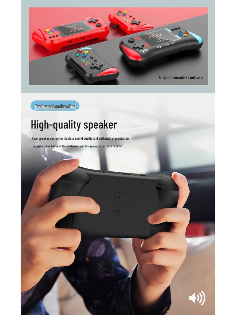 X7M Handheld Retro Game Console - Nostalgic Classic Mini Toy for Kids