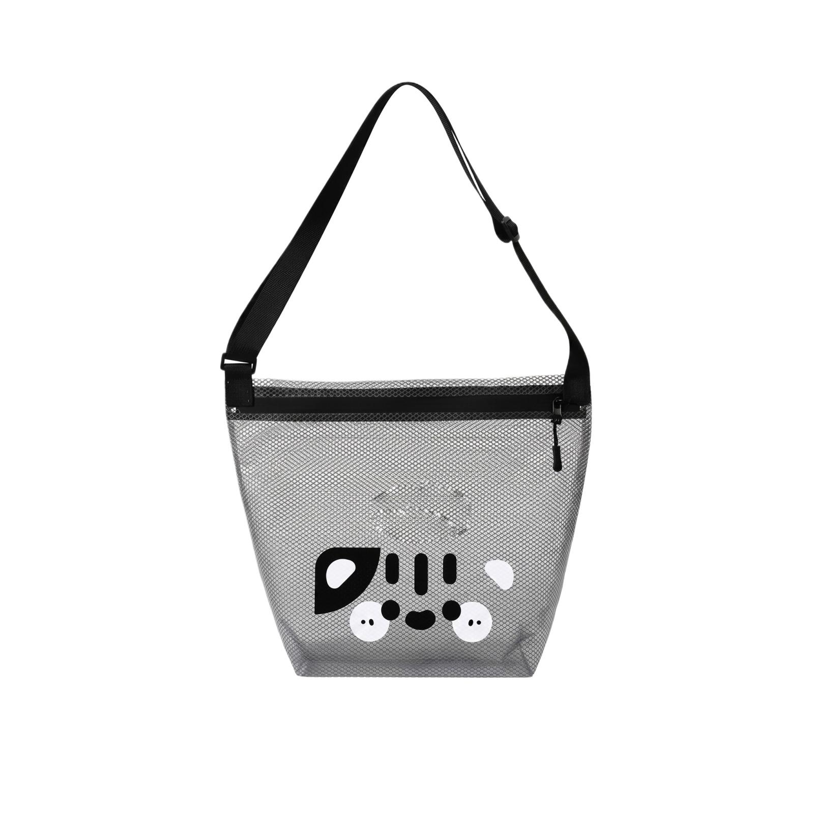 

Waterproof Cartoon Shoulder Bag Portable Large Capacity Swimwear Storage Bag Transparent Beach Bag with Adjustable Strap for Outdoor Use one size