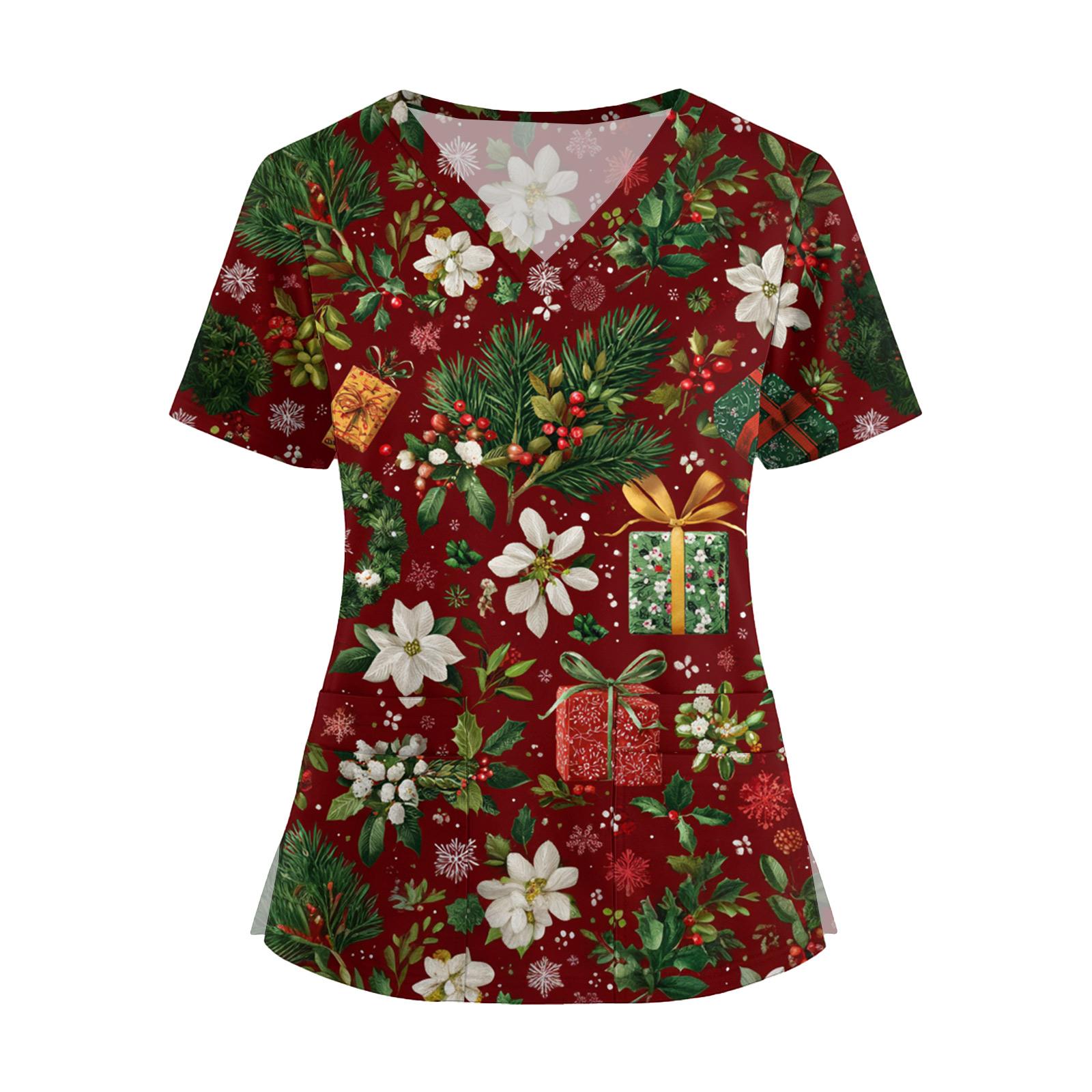 

Женская мода V-образный вырез короткий рукав комбинезон с карманами принт топы одежда XXL