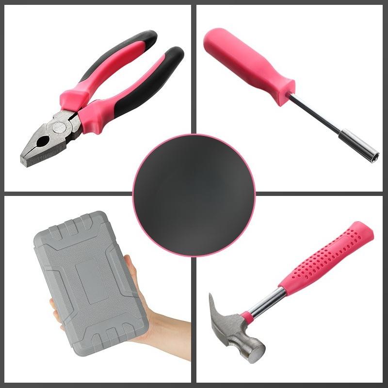 13-Piece Multifunctional Gift Tool Set: Household Hardware Pliers, Wrench, Hammer, Home Repair Toolbox