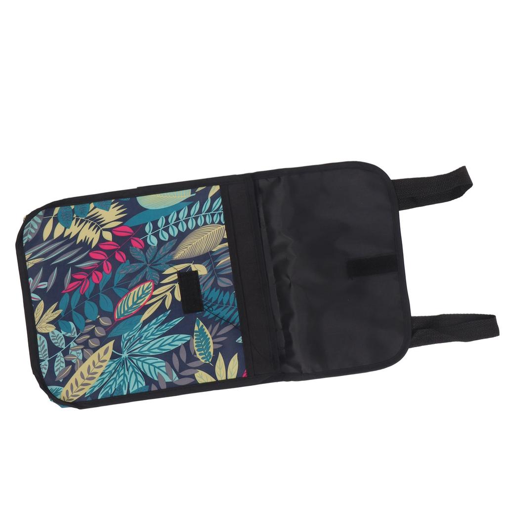 Wheelchair Bag Large Capacity Oxford Cloth Waterproof Dustproof Handlebar Bag with Lanyard