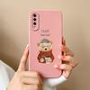 For Samsung Galaxy A50 A50S Phone Case Cartoon Liquid Silicone Full Coverage Anti Drop Shell For Samsung A 50 A50 S Bumper Funda