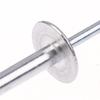 30 Pcs Large Flange Blind Rivets, Aluminum Rivets Assortment Kit Blind Rivets, Round Head Rivets