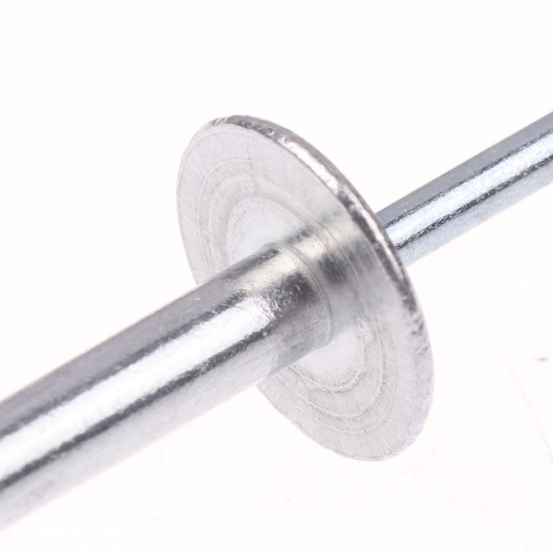 30 Pcs Large Flange Blind Rivets, Aluminum Rivets Assortment Kit Blind Rivets, Round Head Rivets