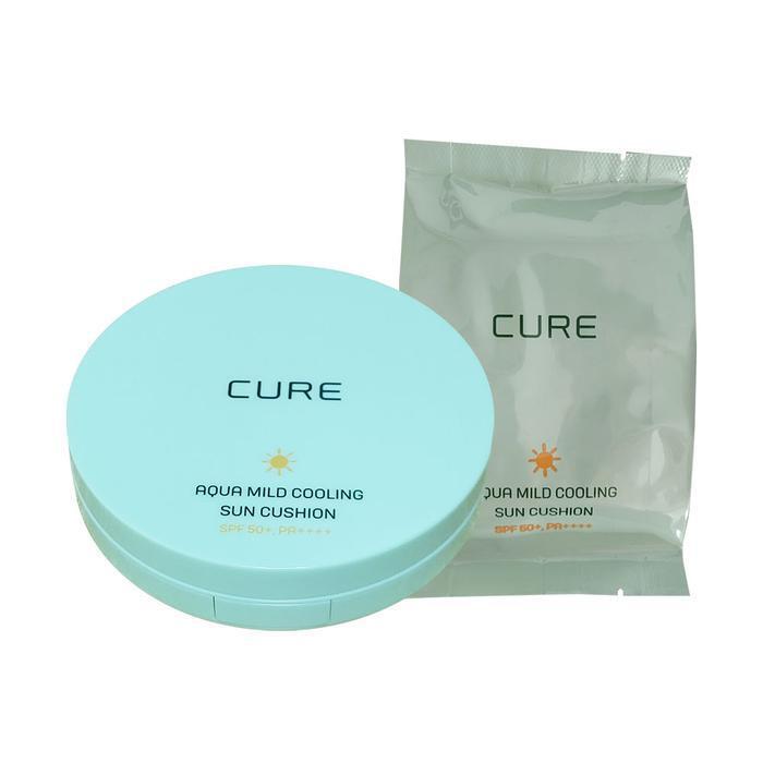 

Kim Jeong Moon Aloe Cure Aqua Mild Cooling Sun Cushion 25g + 25g (Refill, SPF50+) [Main Product + Refill] 1 Set
